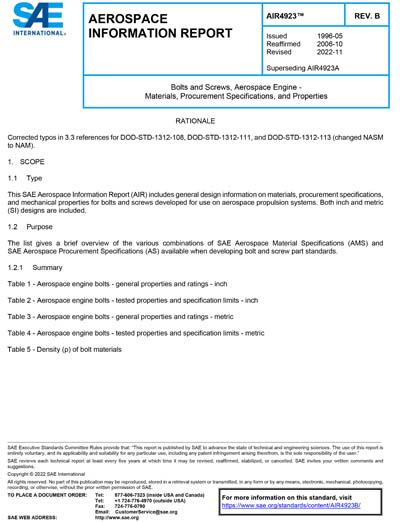 Standards PDF Cover Page