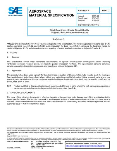 Standards PDF Cover Page