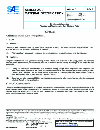 Standards PDF Cover Page