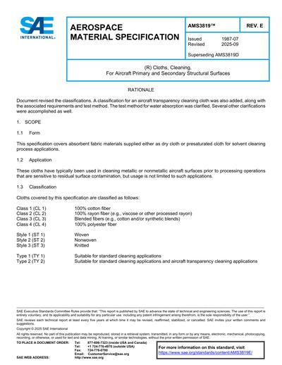 Standards PDF Cover Page