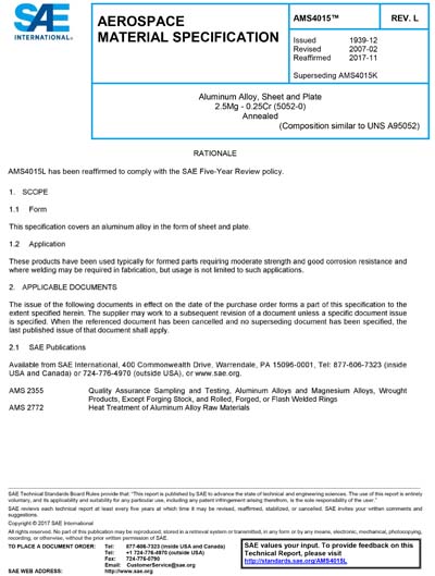 Standards PDF Cover Page
