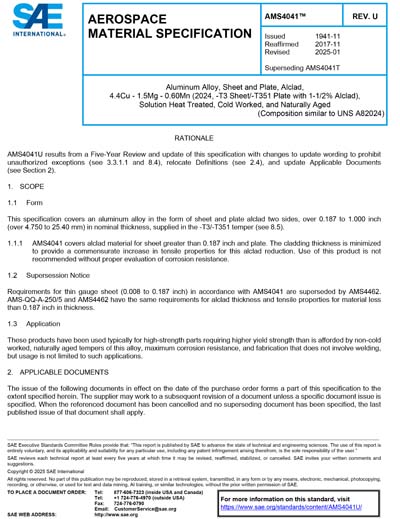 Standards PDF Cover Page