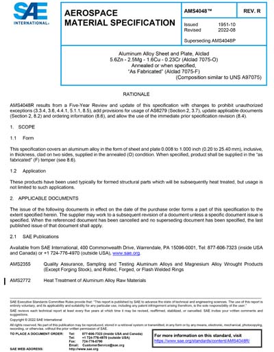 Standards PDF Cover Page