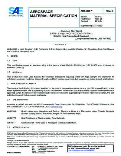 Standards PDF Cover Page