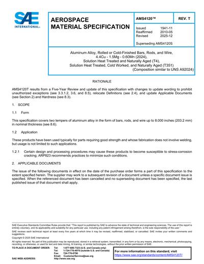 Standards PDF Cover Page