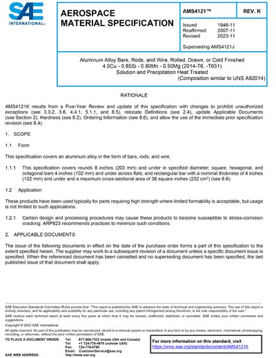 Standards PDF Cover Page