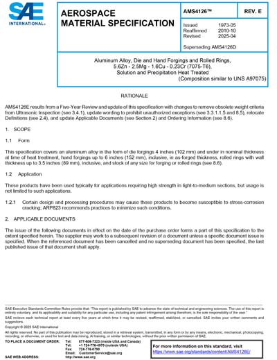 Standards PDF Cover Page