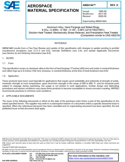 Standards PDF Cover Page