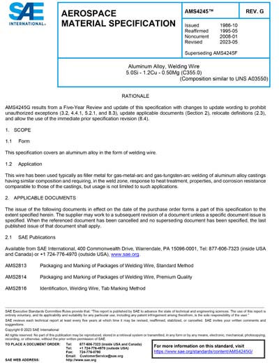 Standards PDF Cover Page