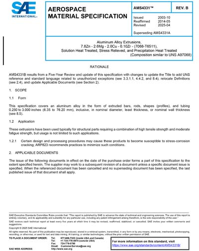 Standards PDF Cover Page