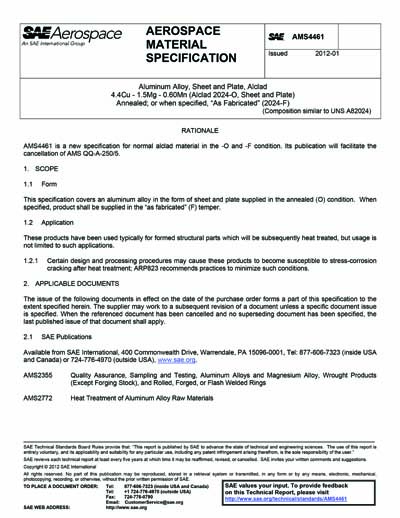 Standards PDF Cover Page
