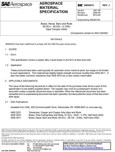 Standards PDF Cover Page