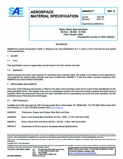 Standards PDF Cover Page