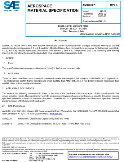 Standards PDF Cover Page