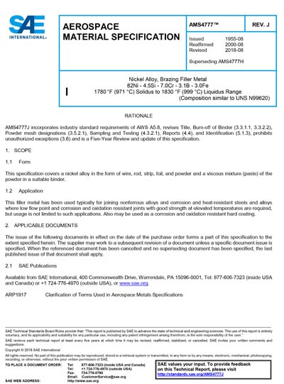 Standards PDF Cover Page