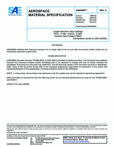 Standards PDF Cover Page