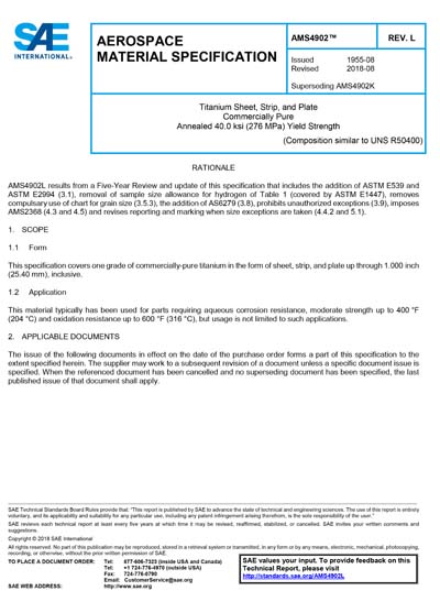 Standards PDF Cover Page