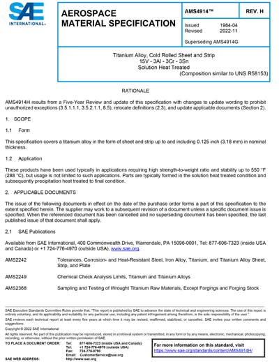 Standards PDF Cover Page