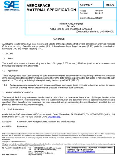 Standards PDF Cover Page