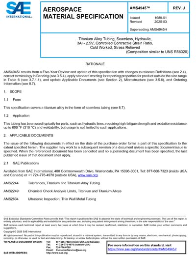 Standards PDF Cover Page