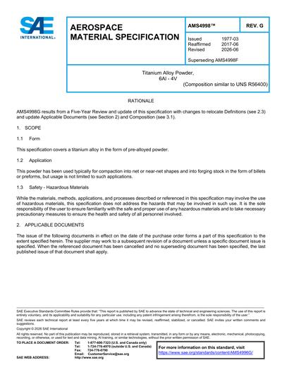 Standards PDF Cover Page