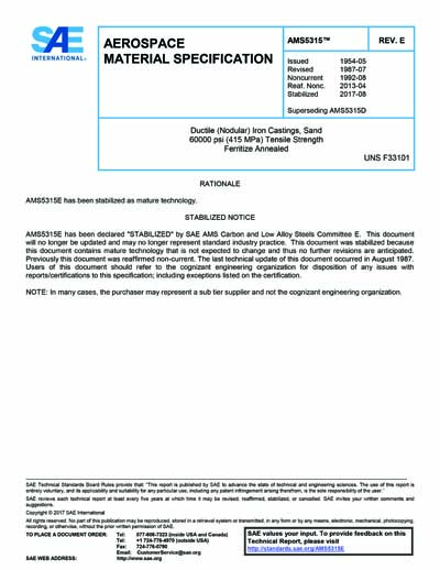 Standards PDF Cover Page