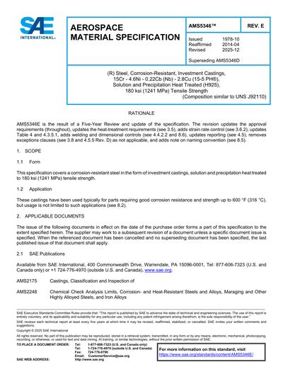 Standards PDF Cover Page