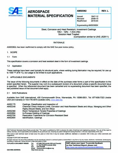 Standards PDF Cover Page