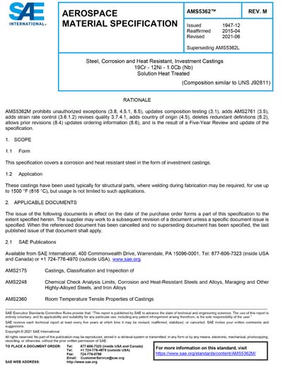 Standards PDF Cover Page