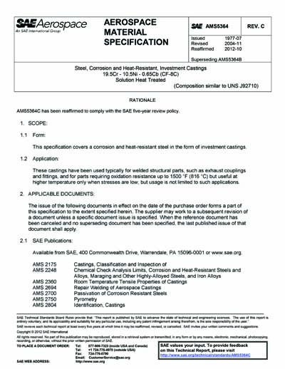Standards PDF Cover Page