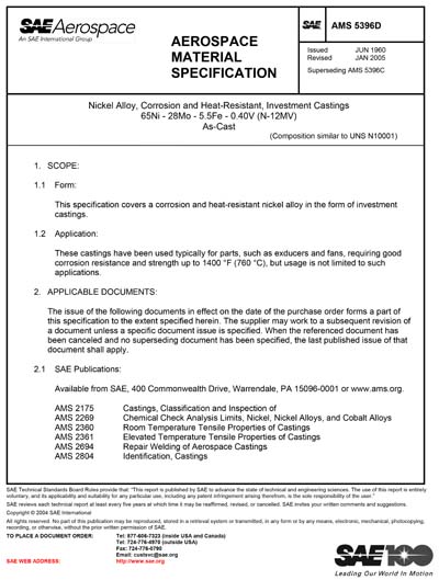 Standards PDF Cover Page