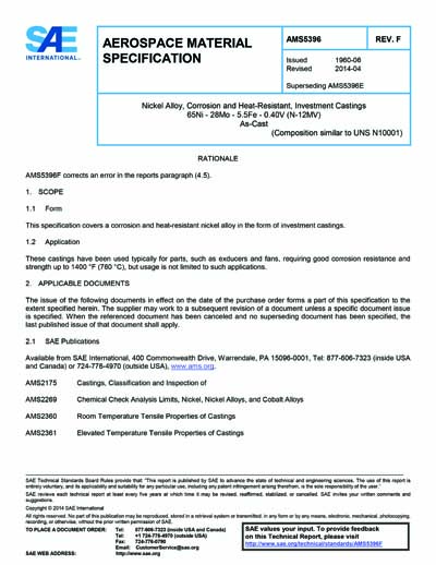 Standards PDF Cover Page