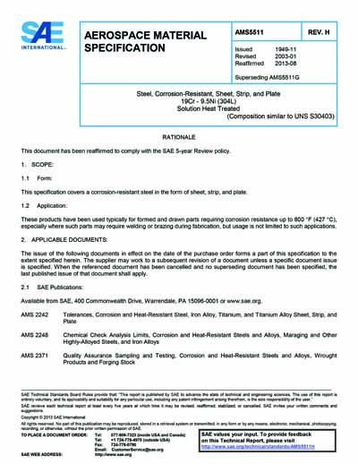 Standards PDF Cover Page