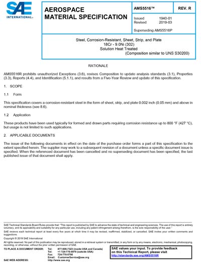 Standards PDF Cover Page