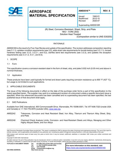 Standards PDF Cover Page