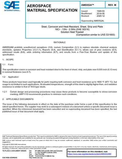 Standards PDF Cover Page