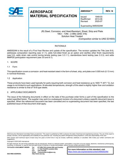 Standards PDF Cover Page