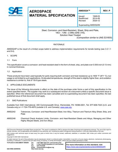 Standards PDF Cover Page