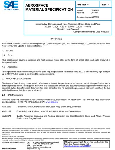 Standards PDF Cover Page
