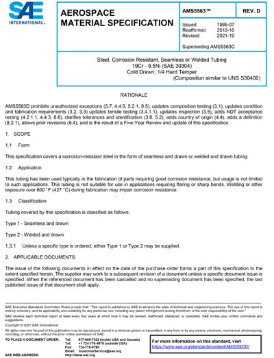 Standards PDF Cover Page
