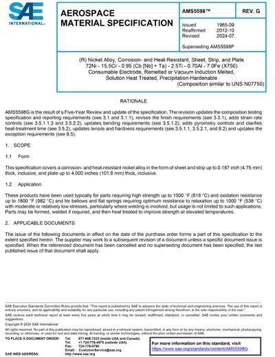 Standards PDF Cover Page