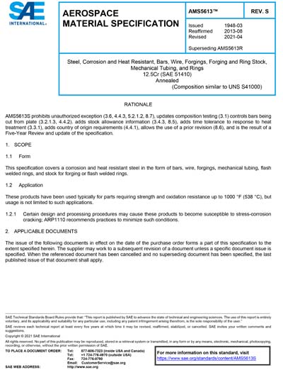 Standards PDF Cover Page