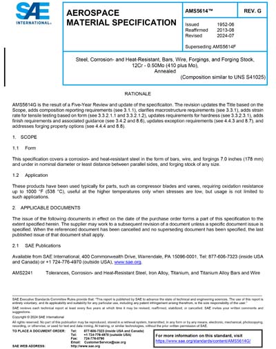 Standards PDF Cover Page