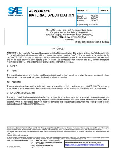 Standards PDF Cover Page
