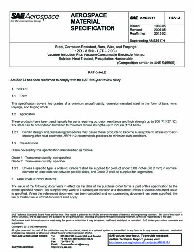 Standards PDF Cover Page