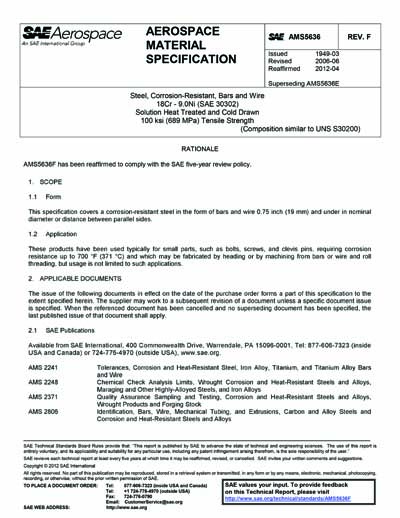 Standards PDF Cover Page