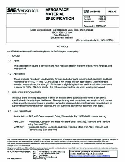 Standards PDF Cover Page