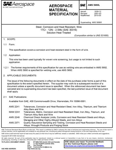 Standards PDF Cover Page