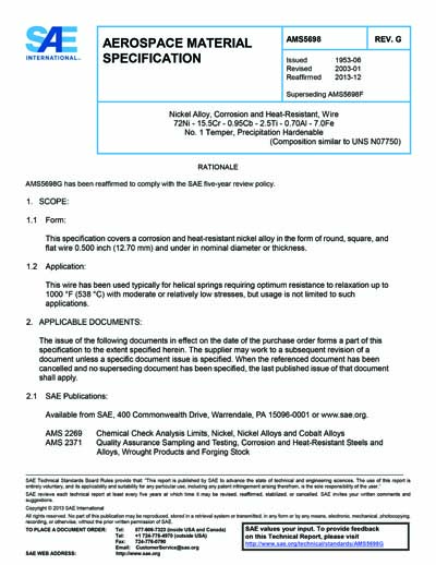 Standards PDF Cover Page