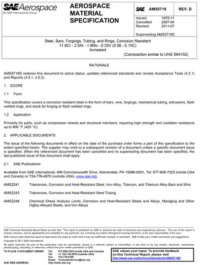 Standards PDF Cover Page